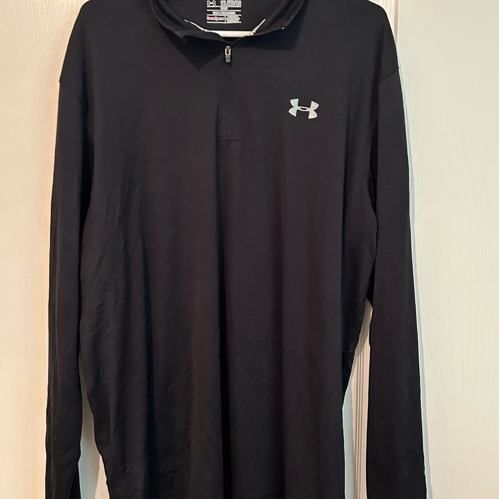 Under Armour Quarter-Zip HeatGear in black